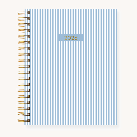 Blue Stripes - Weekly 2026 Planner