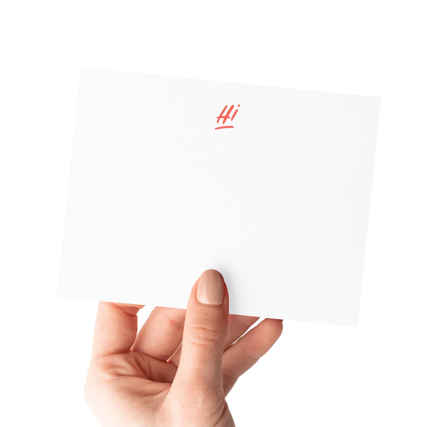 Hi - Letterpress Box Set of 10