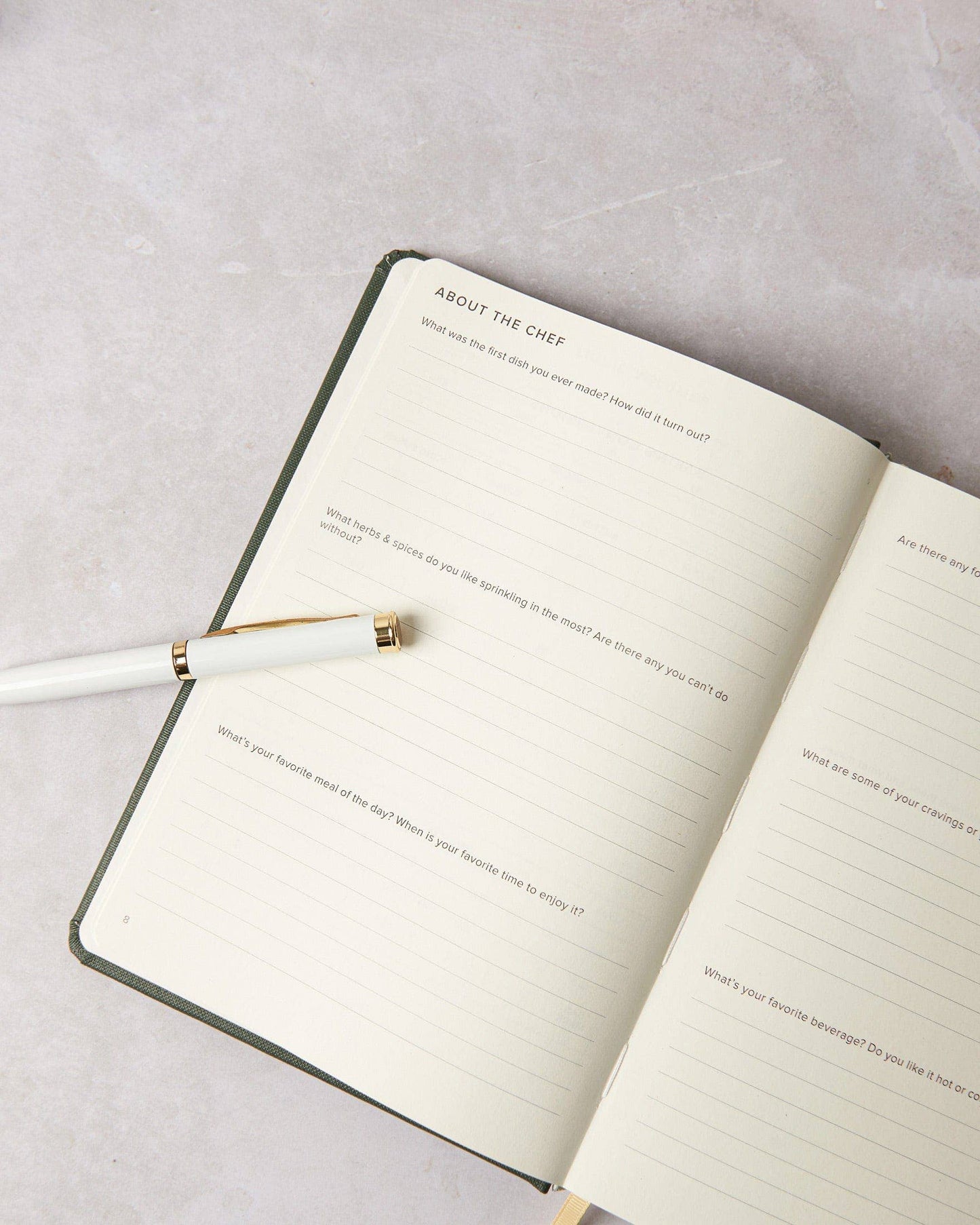Dark Pine - Recipe Journal