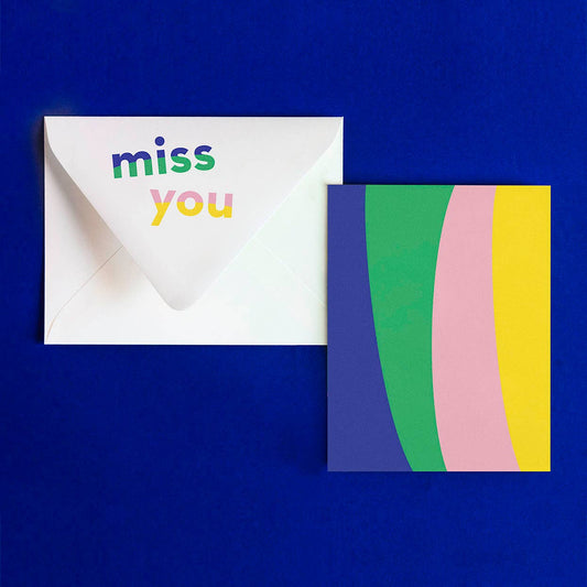 Miss You - Notevelope Card