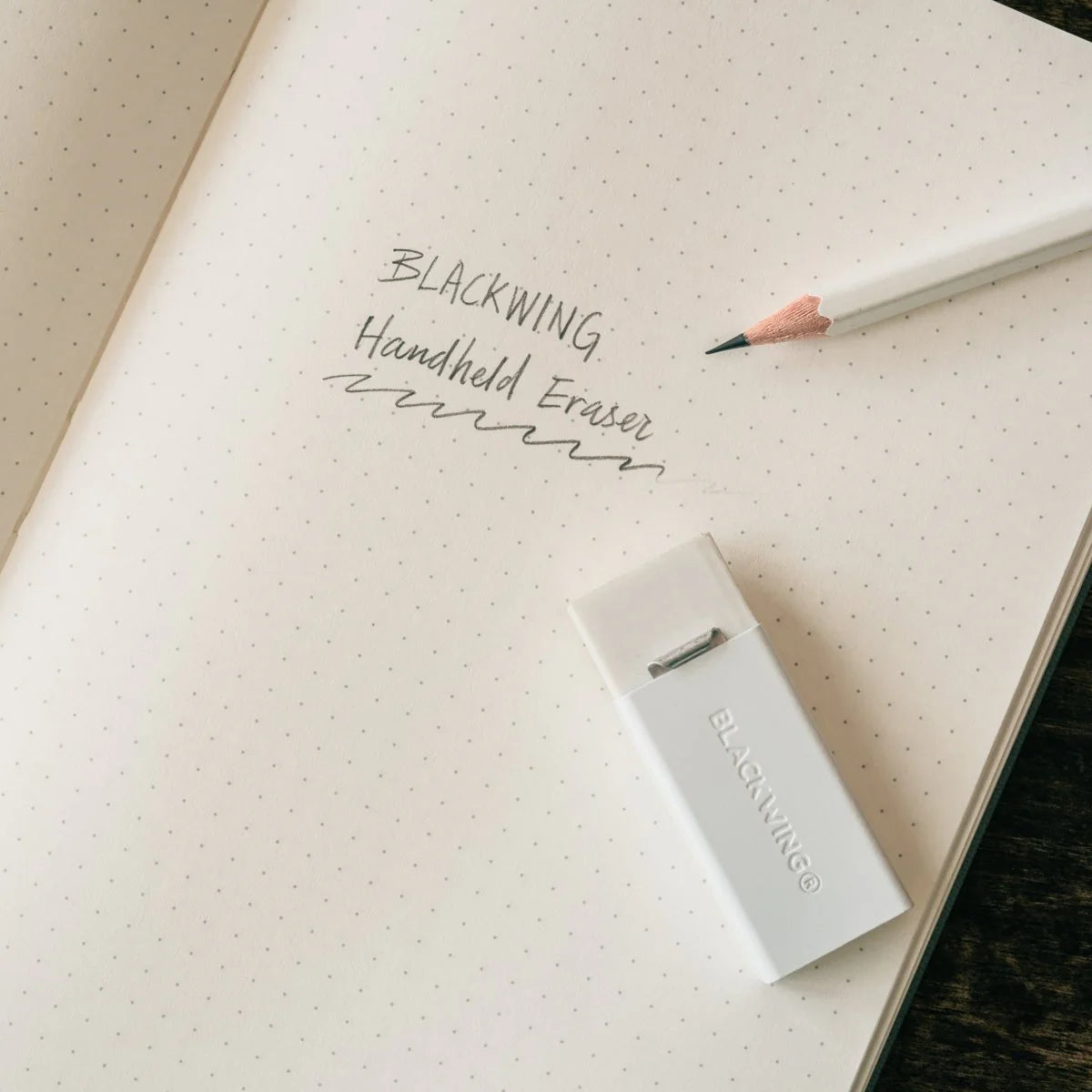 White - Soft Handheld Eraser and Holder - Blackwing