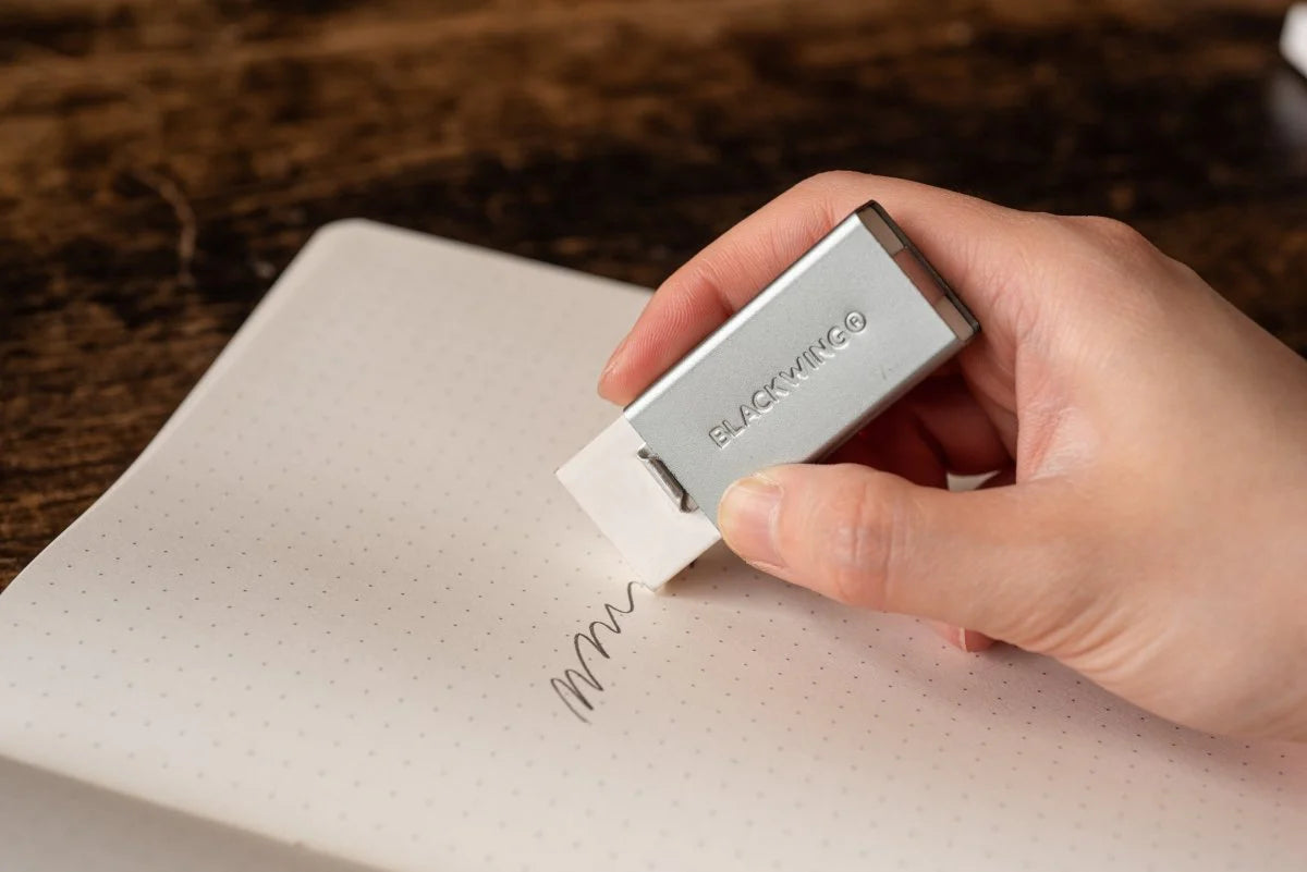 Gray - Soft Handheld Eraser and Holder - Blackwing