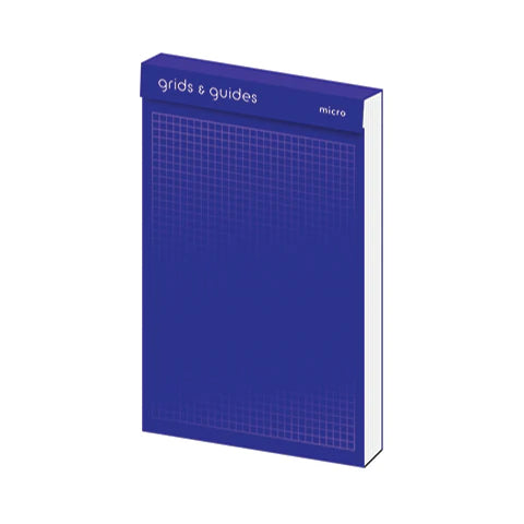 Grids & Guides - Micro Blue Notebook