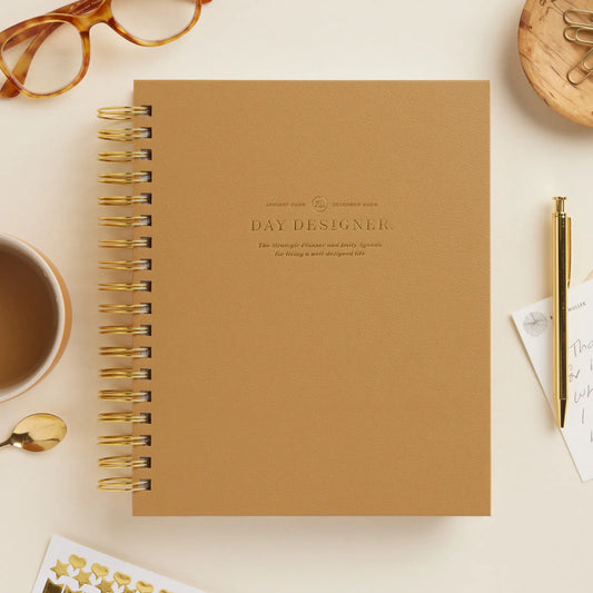 Caramel Latte - Daily 2026 Planner
