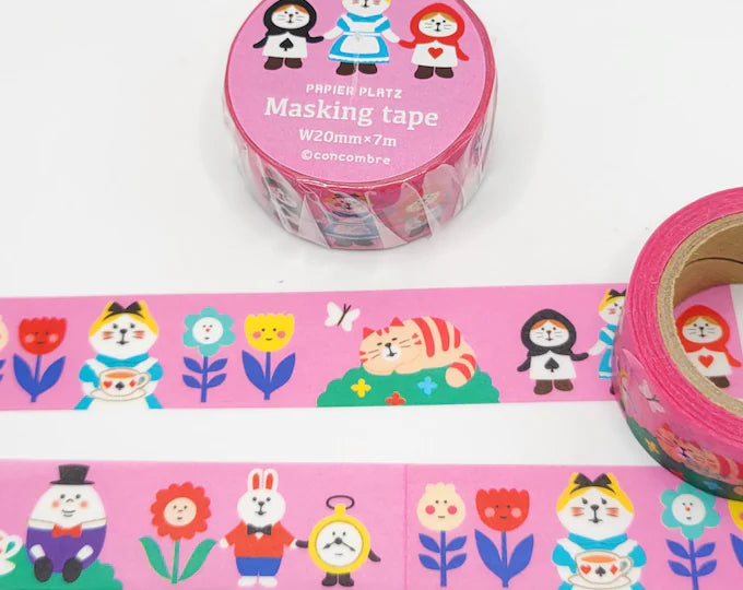 Alice in Cat Land - Washi Tape
