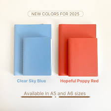 Poppy - A6 - Septcouleur Grid Notebook