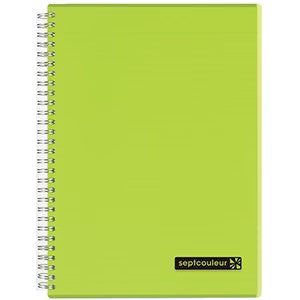 Lime - B5 - Septcouleur Spiral Notebook