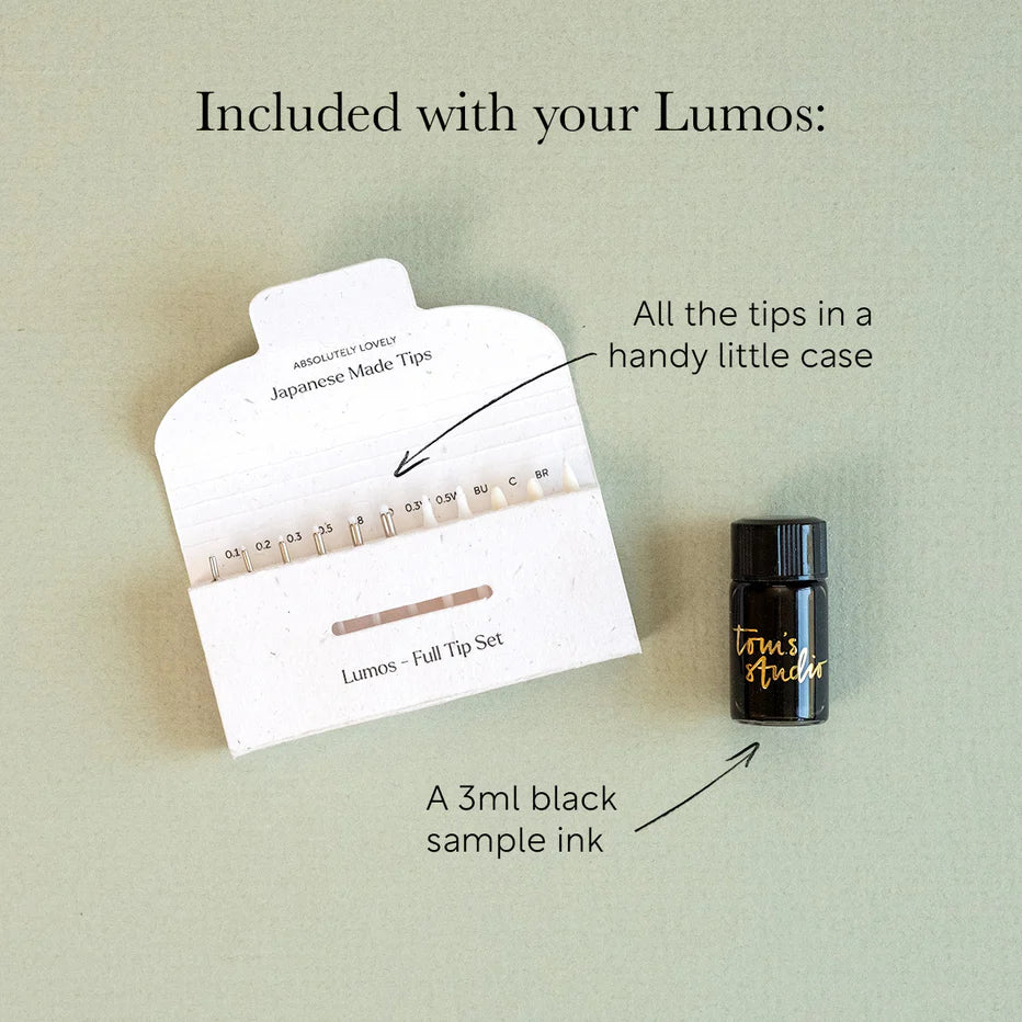 Raspberry - Lumos Single - Refillable Multi-Tip Pen
