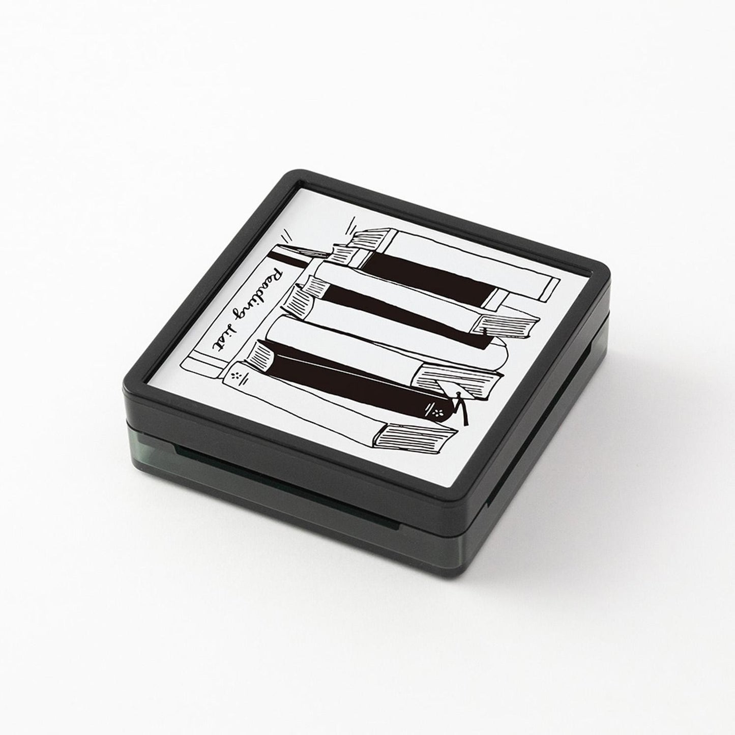 Reading List - Paintable Pre-Inked Stamp