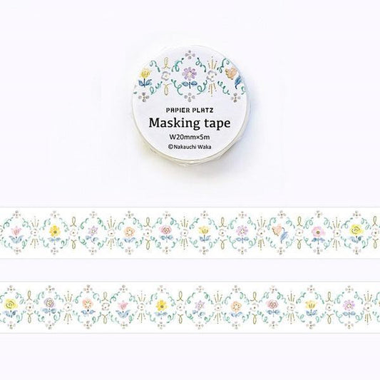 Papier Platz Washi Tape - Delicate Flowers