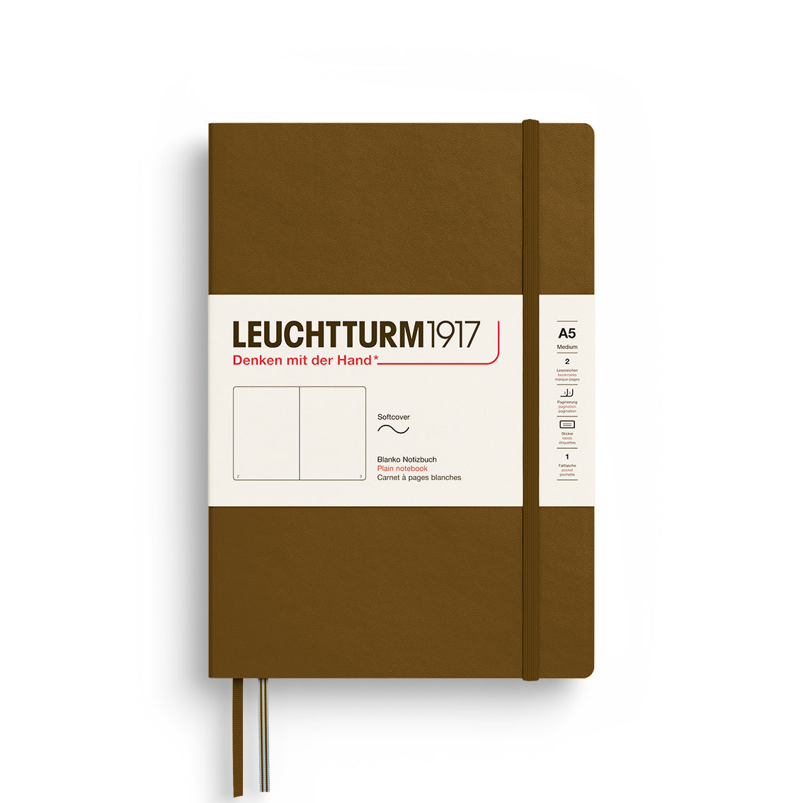 leuchtturm - SPICE BROWN SOFTCOVER medium
