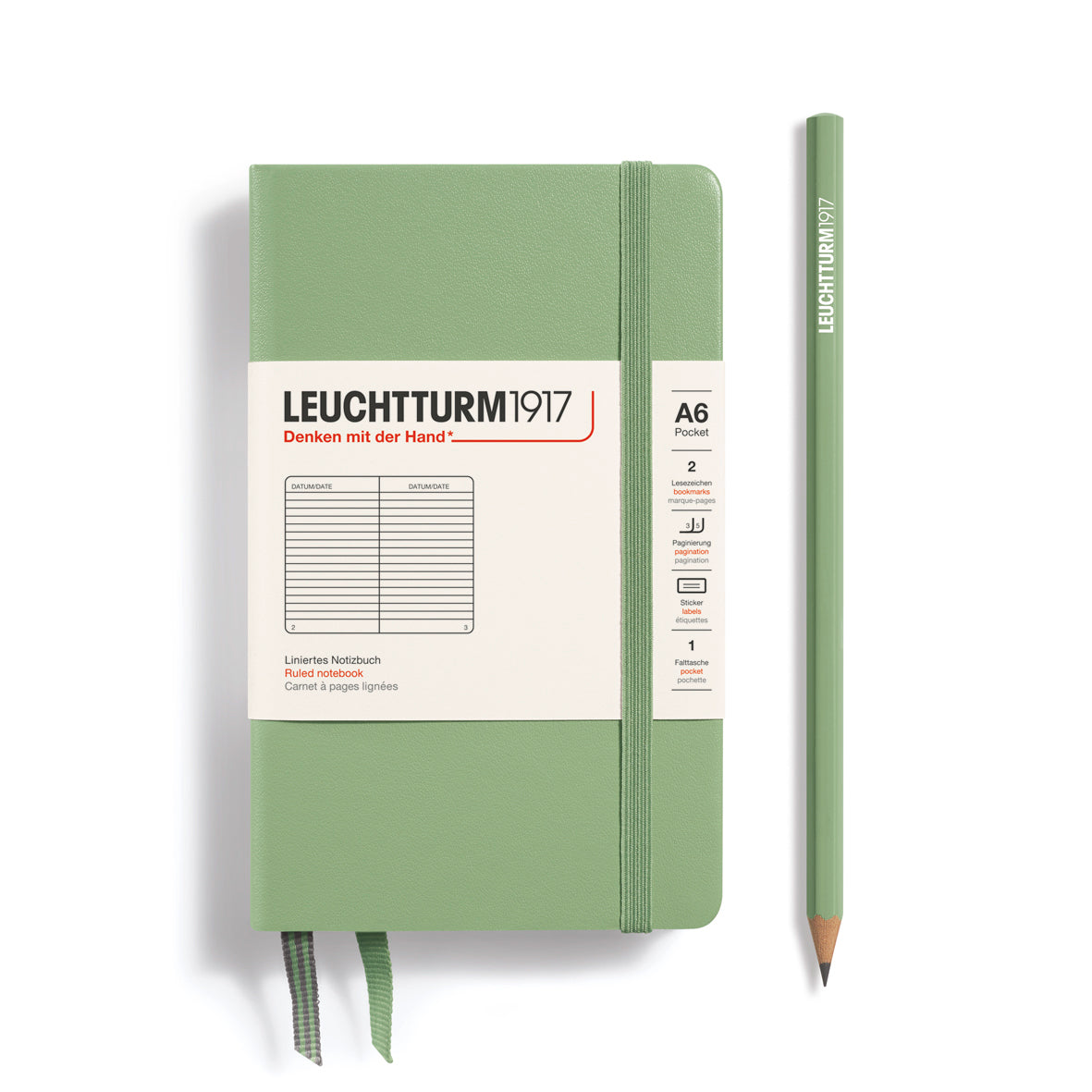 leuchtturm - SAGE - A6 Pocket Size