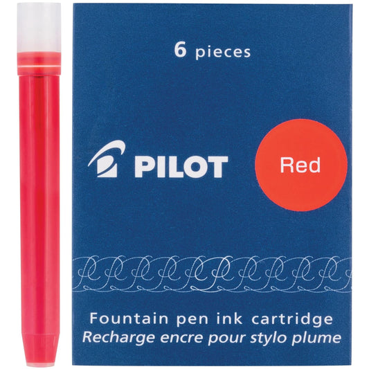 Pilot Fountain Pen - RED INK CARTRIDGES