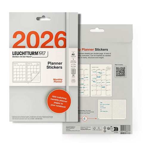 Monthly (A5) Journal Stickers - 2026