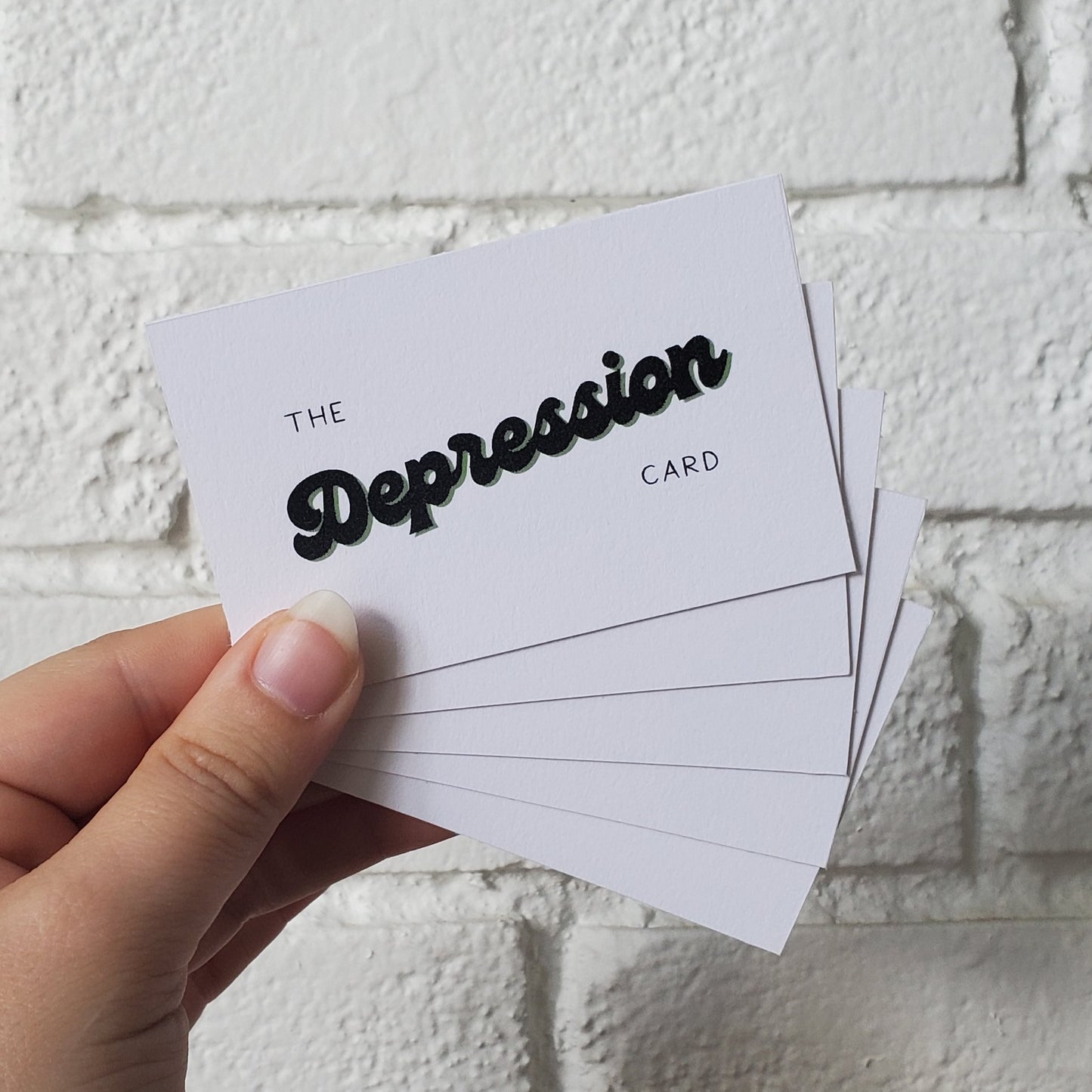 The Depression Card - Play The Card Set