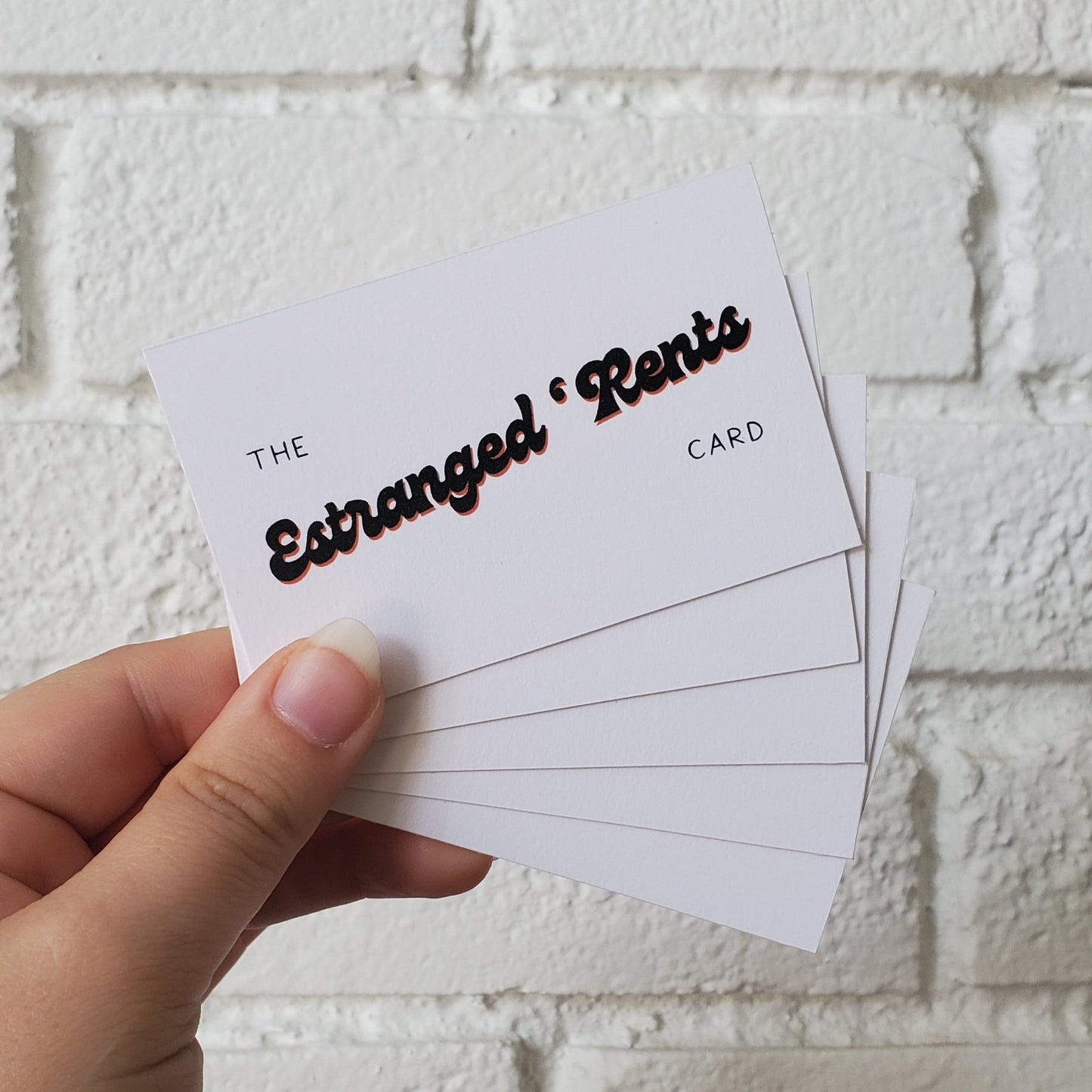 The Estranged 'Rents Card - Play The Card Set