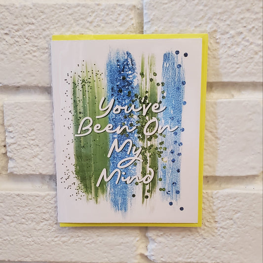 You've Been On My Mind - Neon Greeting Card - Chirps & Cheers Studio