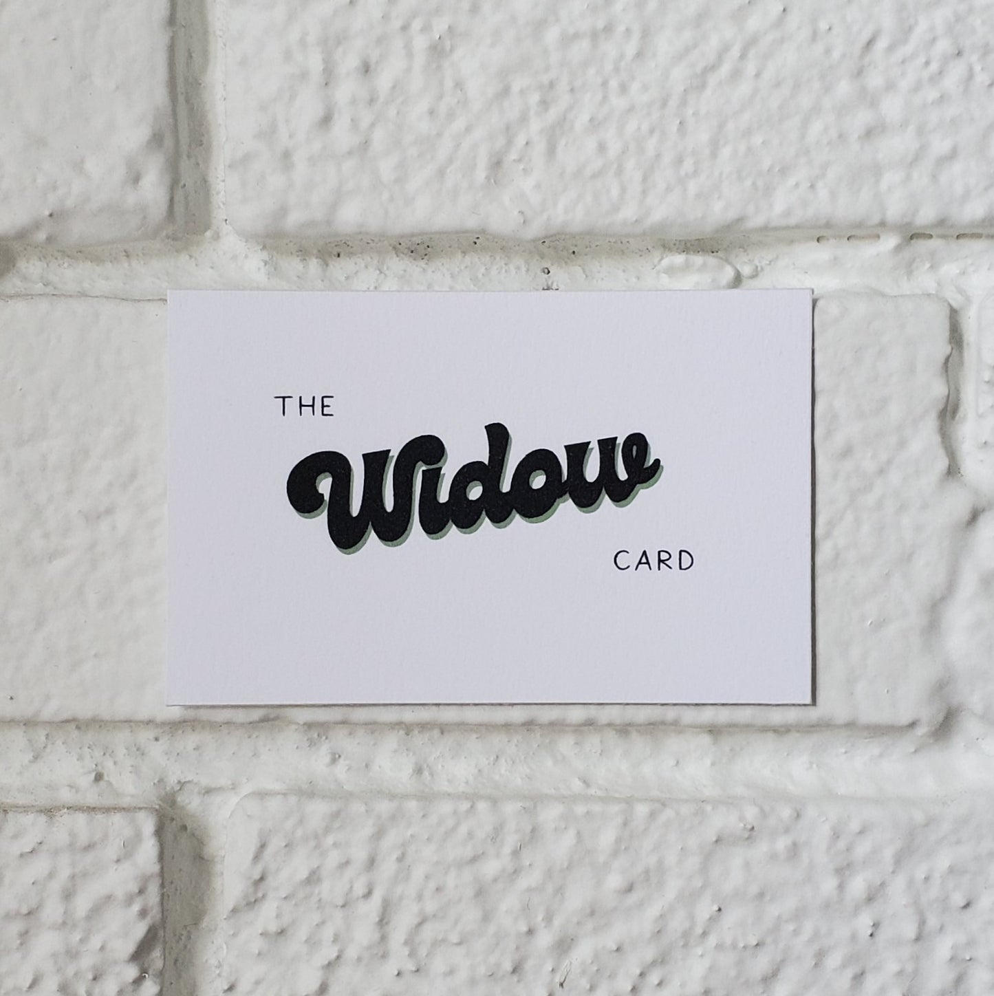 The Widow Card - Play The Card Set