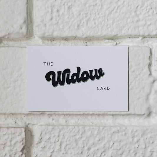 The Widow Card - Play The Card Set