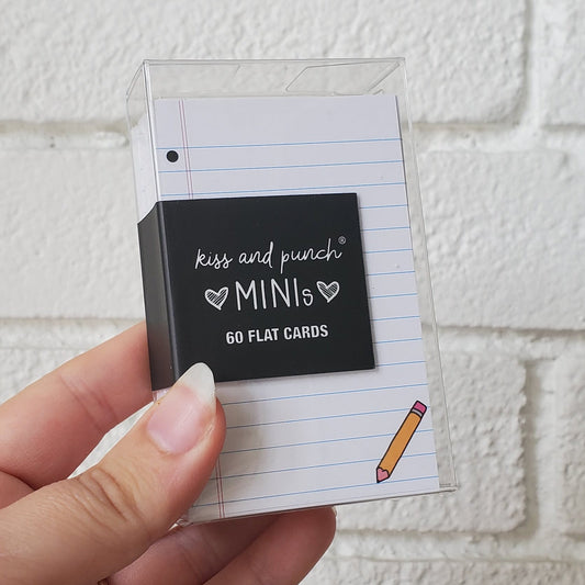 Lined Paper - Mini Notecard Set of 60