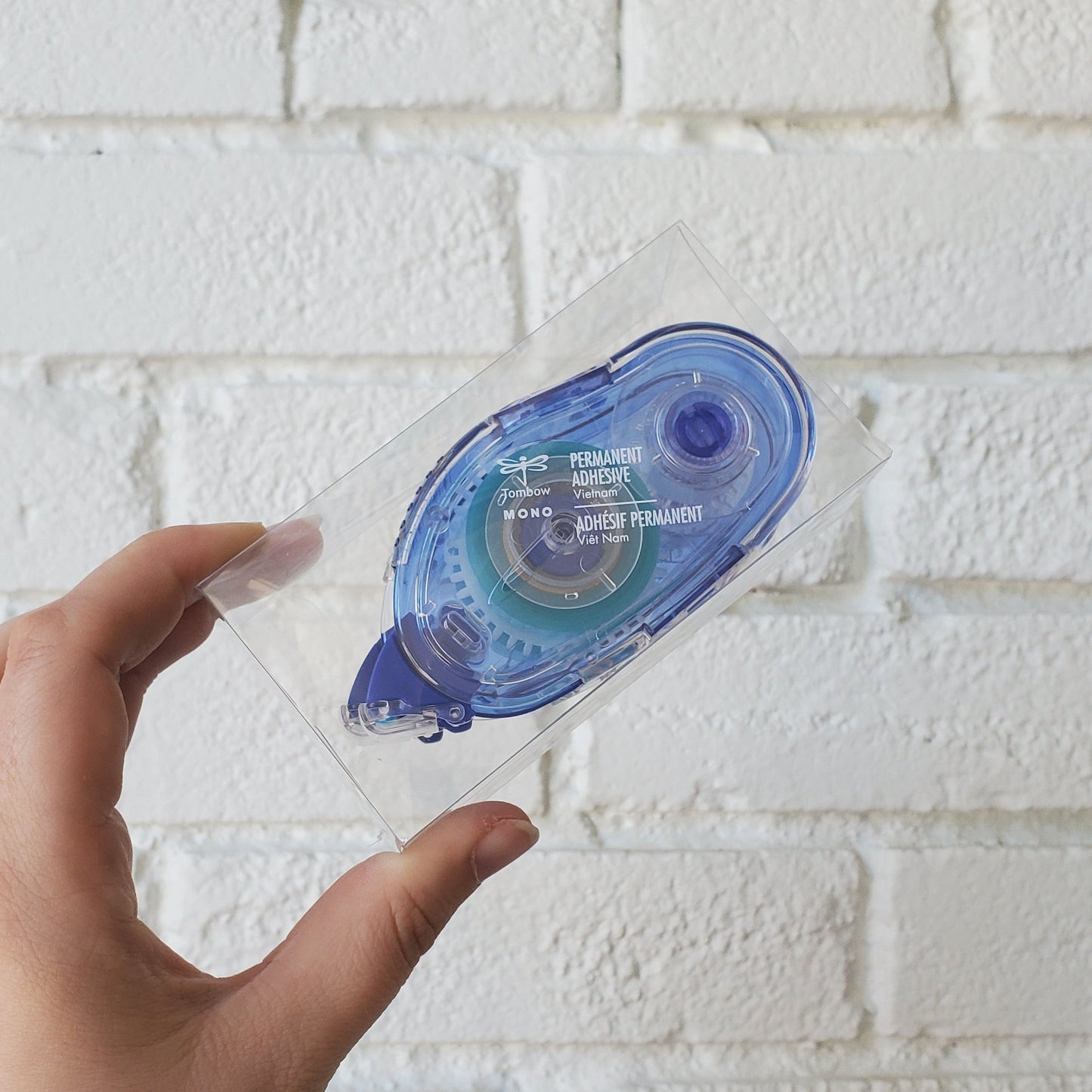 Blue - Permanent Adhesive - Glue Tape Applicator & Refill