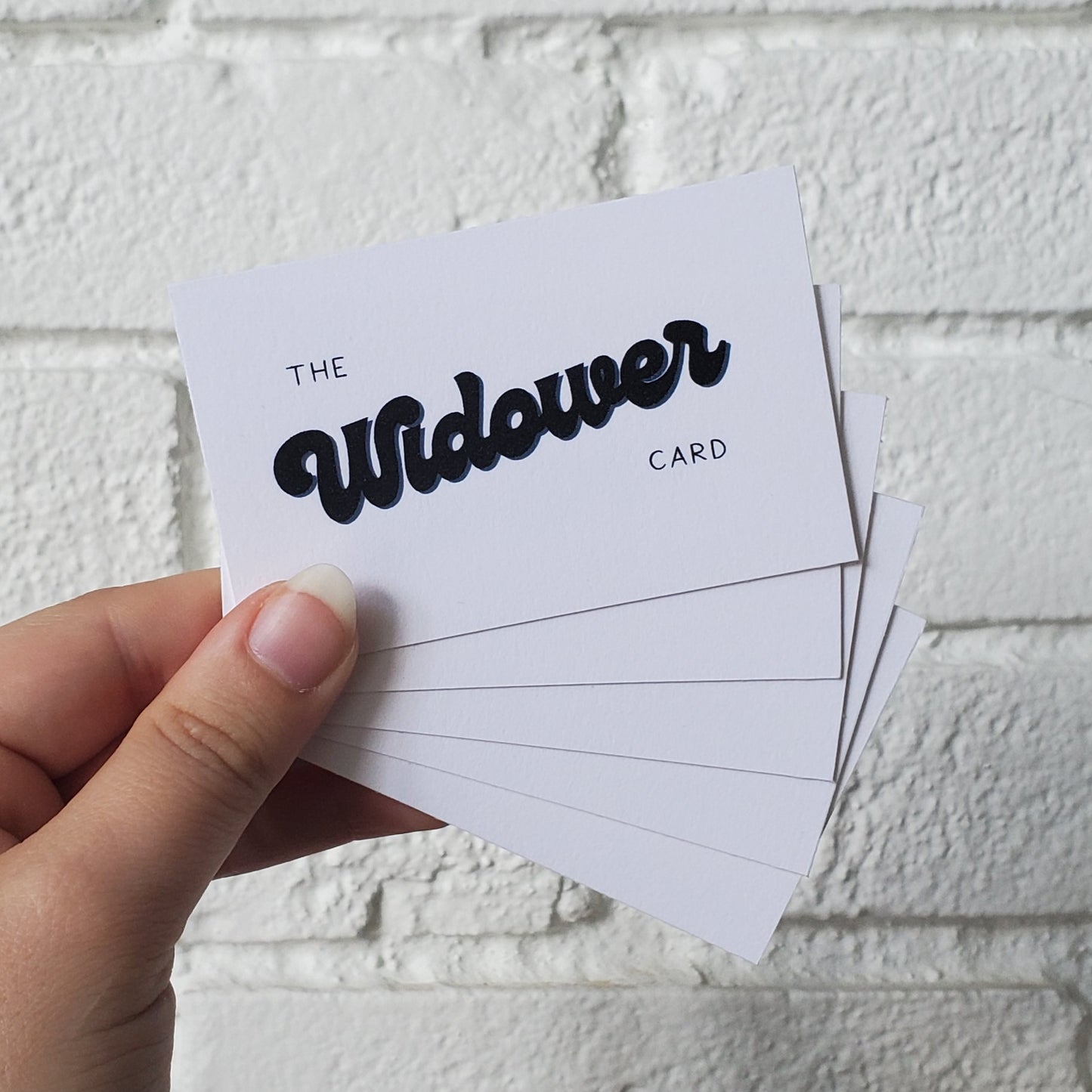 The Widower Card - Play The Card Set