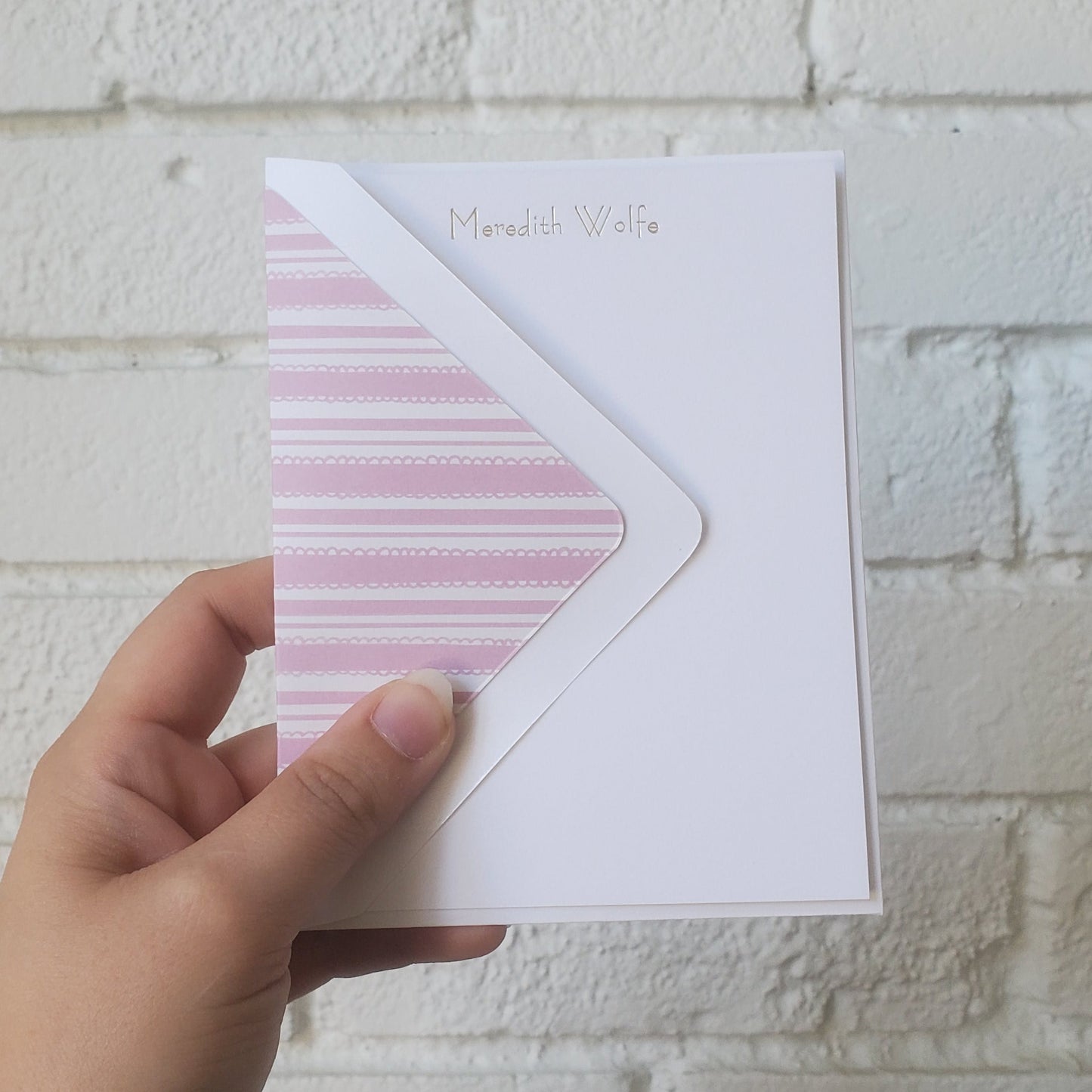 Private Class - Foil Note Stationery