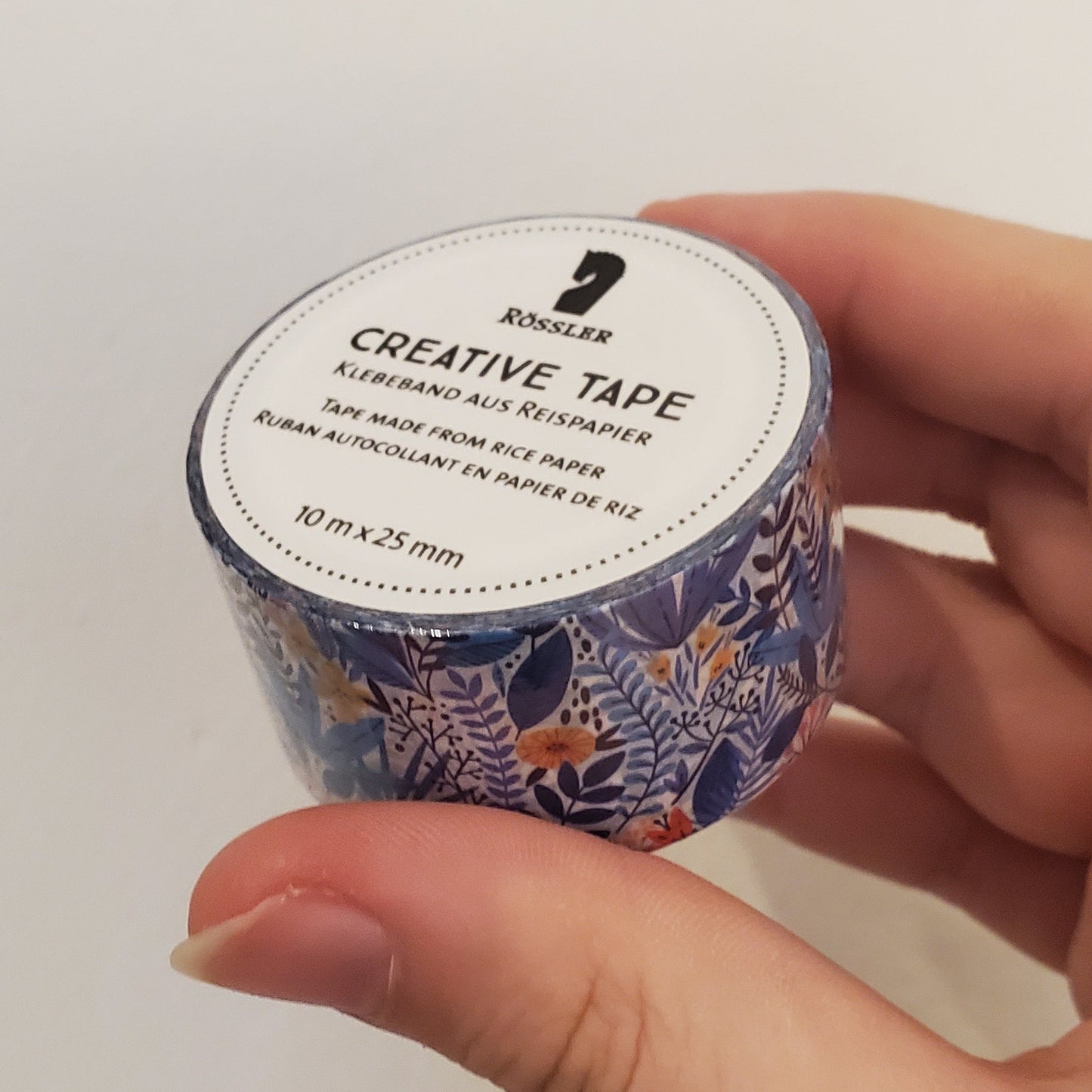 Blue Botanical - Washi Tape