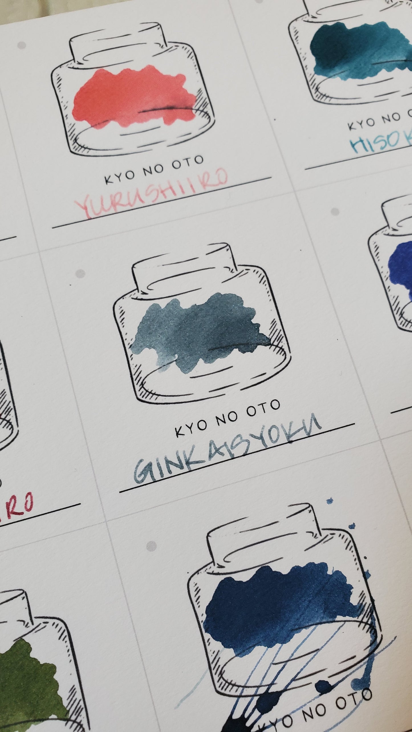 Ginkaisyoku - Kyo No Oto Ink Bottle - 40mL