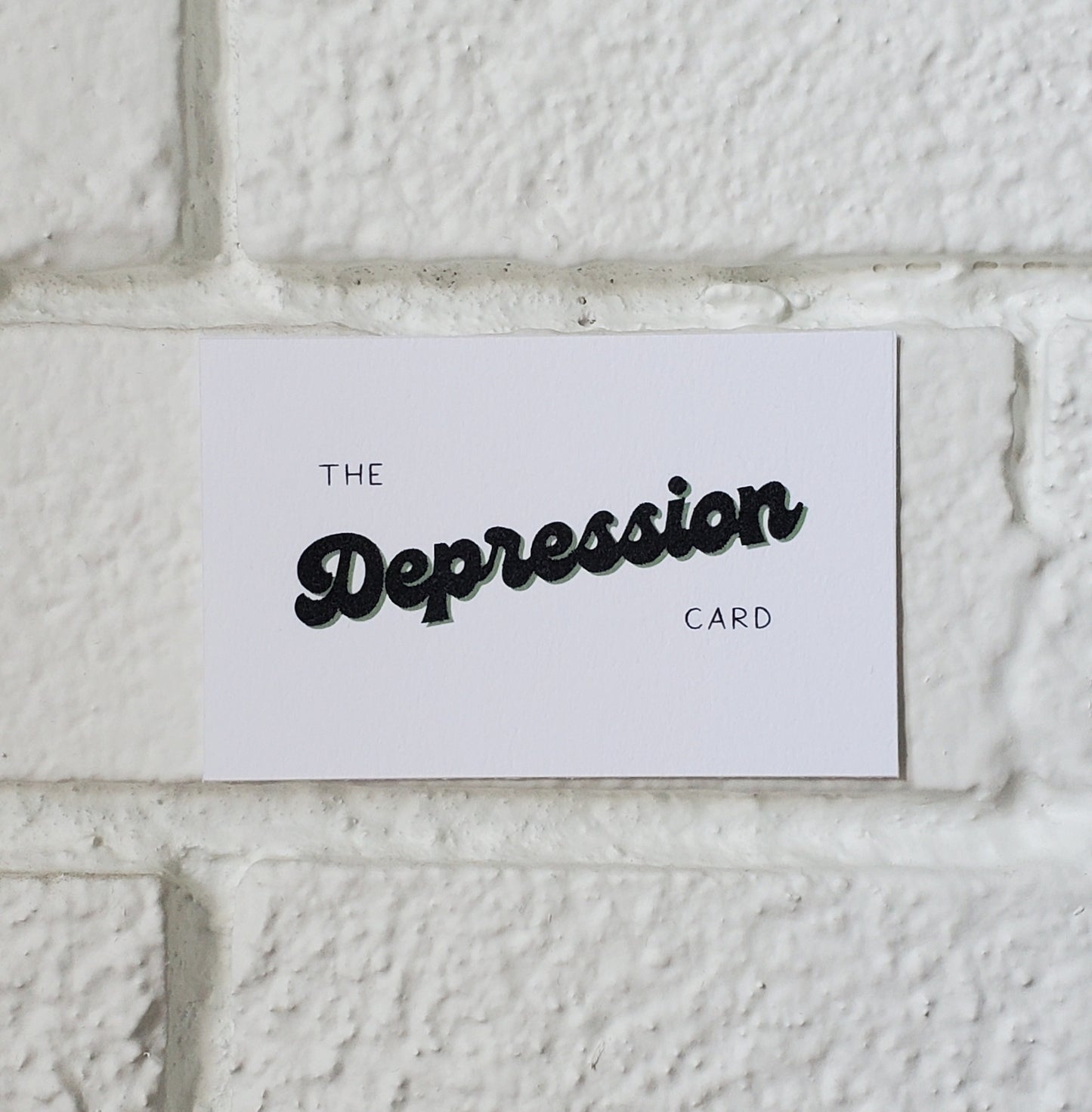 The Depression Card - Play The Card Set