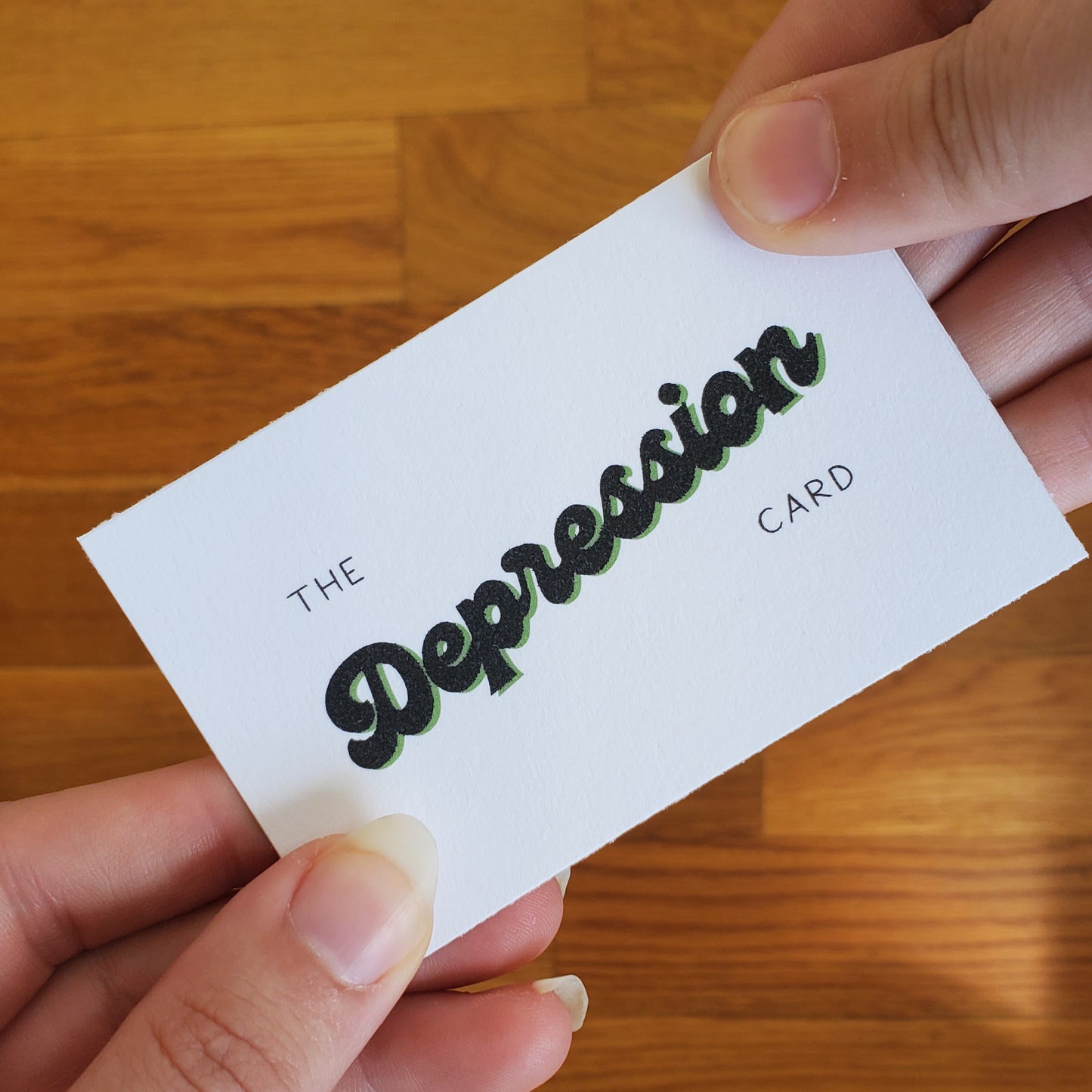 The Depression Card - Play The Card Set