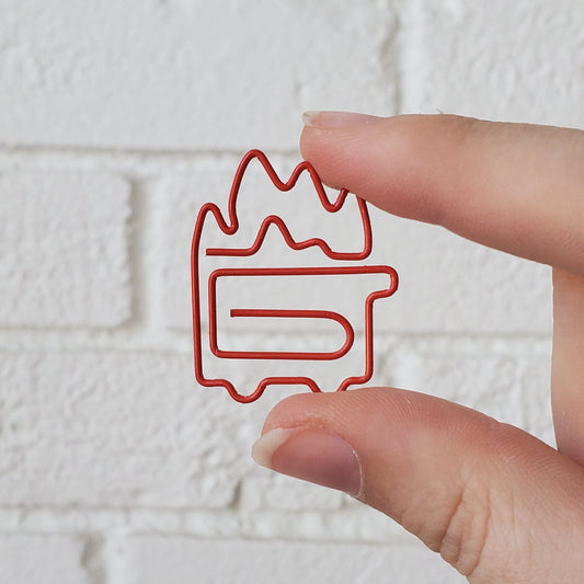 Dumpster Fire Paper Clips