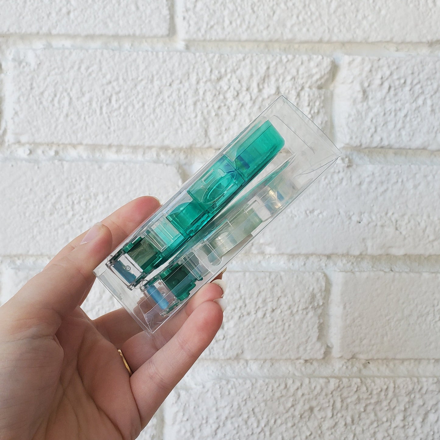 Green - Removable Adhesive - Glue Tape Applicator & Refill