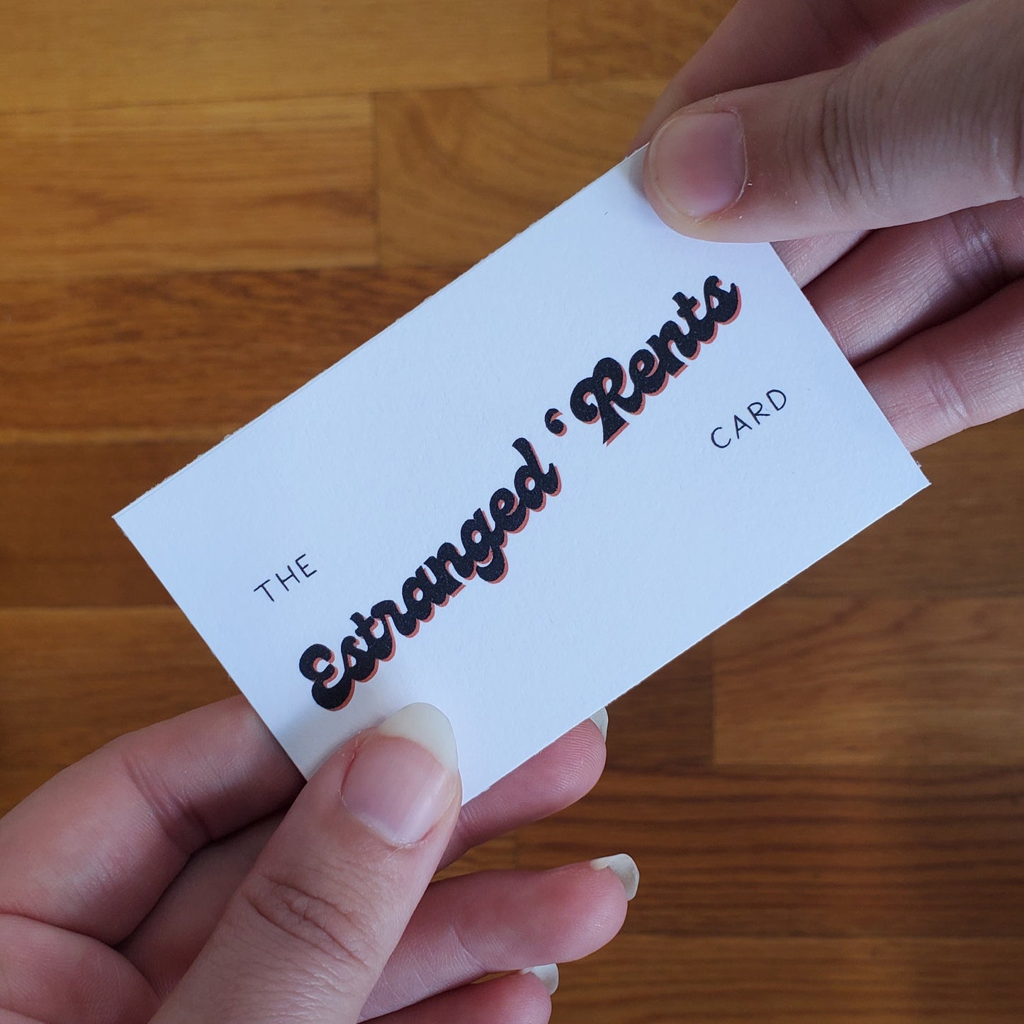 The Estranged 'Rents Card - Play The Card Set