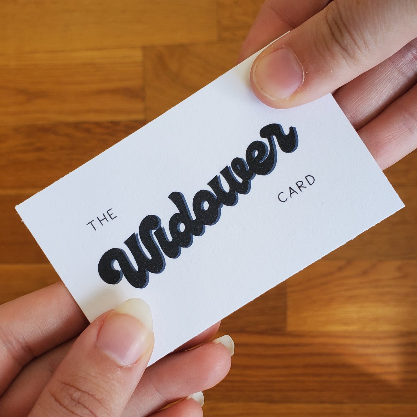 The Widower Card - Play The Card Set