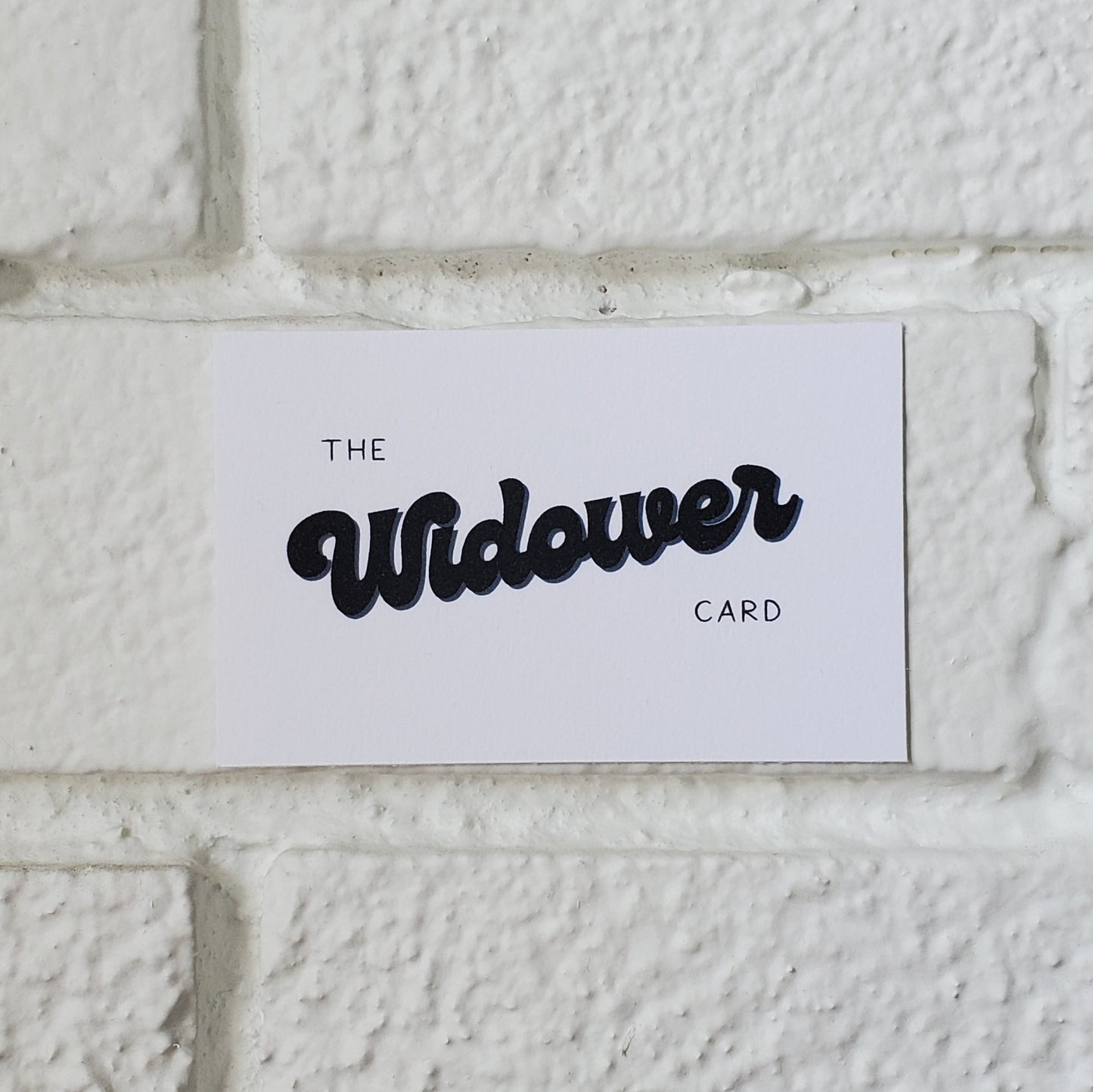 The Widower Card - Play The Card Set