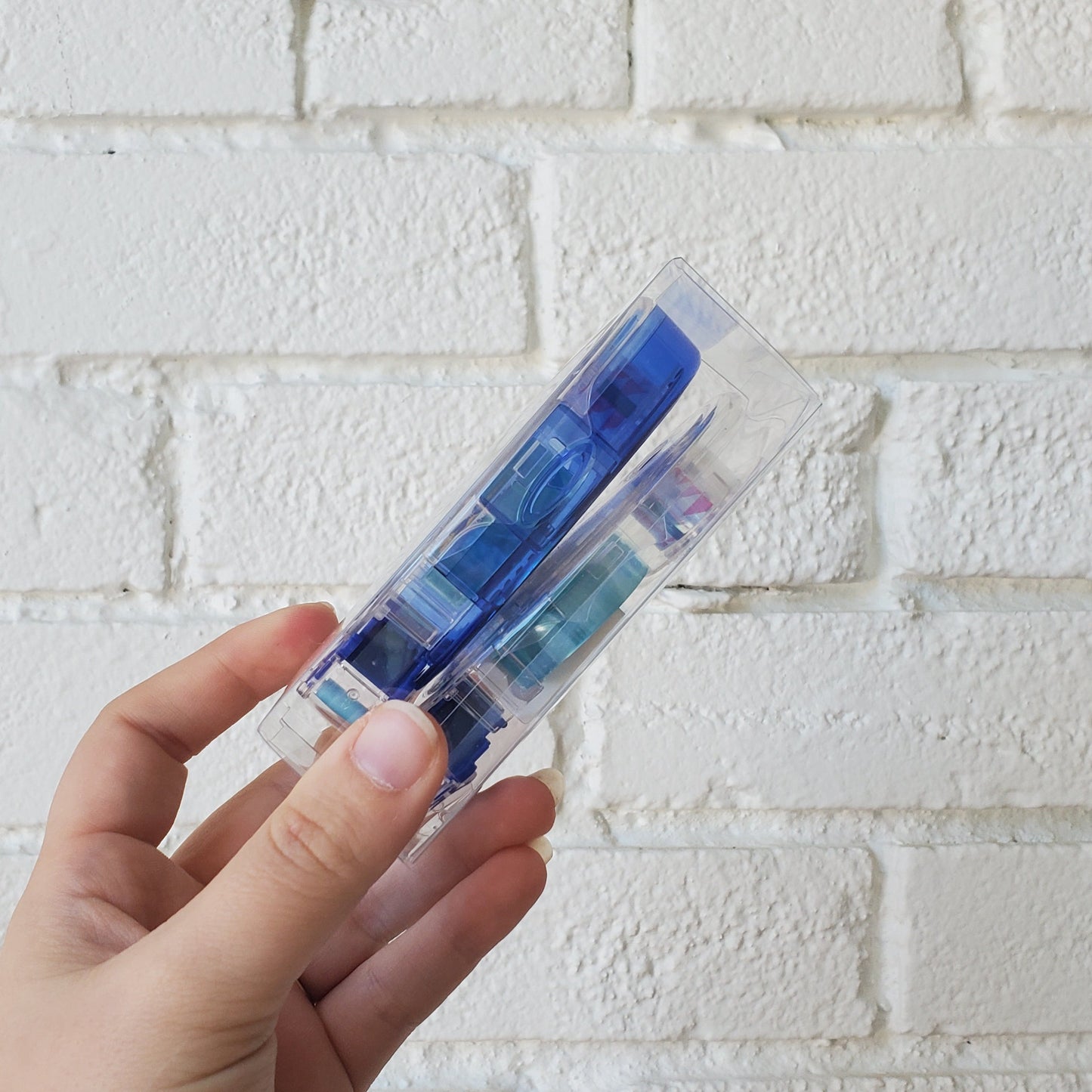 Blue - Permanent Adhesive - Glue Tape Applicator & Refill