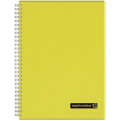 Yellow - B5 - Septcouleur Spiral Notebook