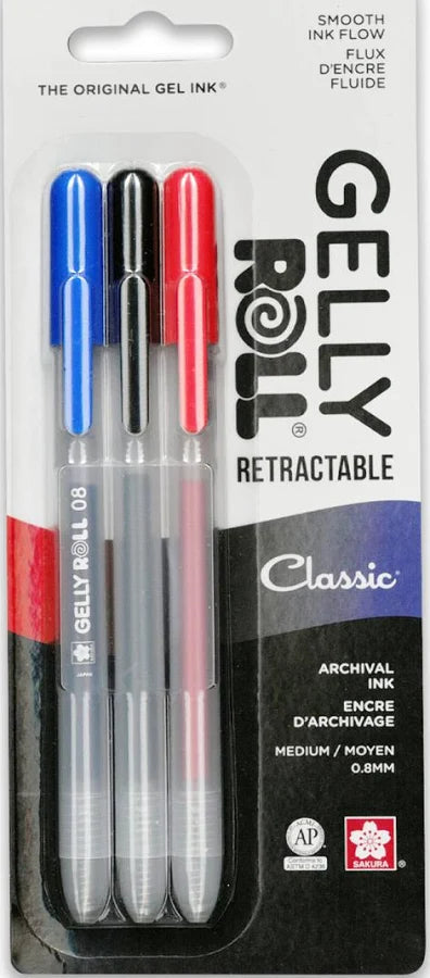 Retractable Classic - Gelly Roll - Set of 3