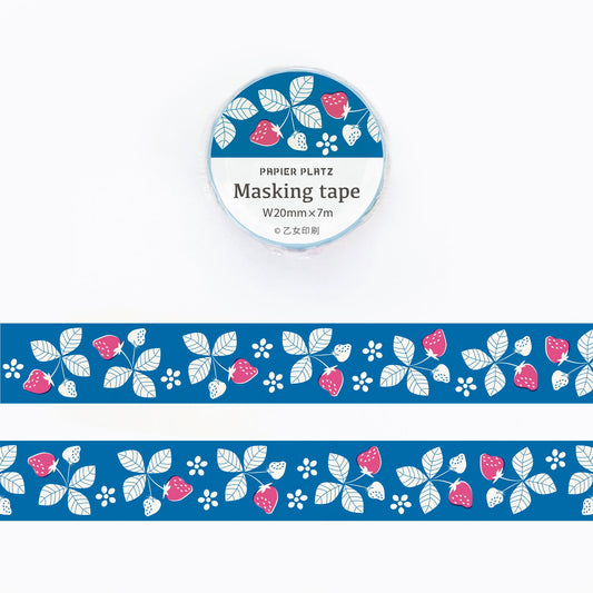 Papier Platz Washi Tape - Strawberries