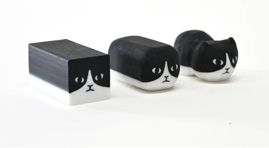 Tuxedo Cat - Sculpting Animal Eraser