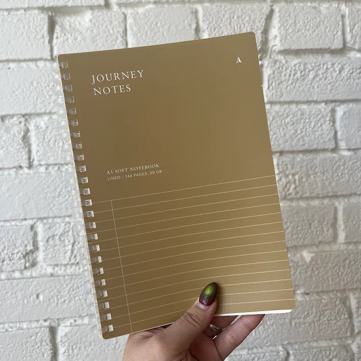 Olive - A5 Spiral Journal Notes Notebook