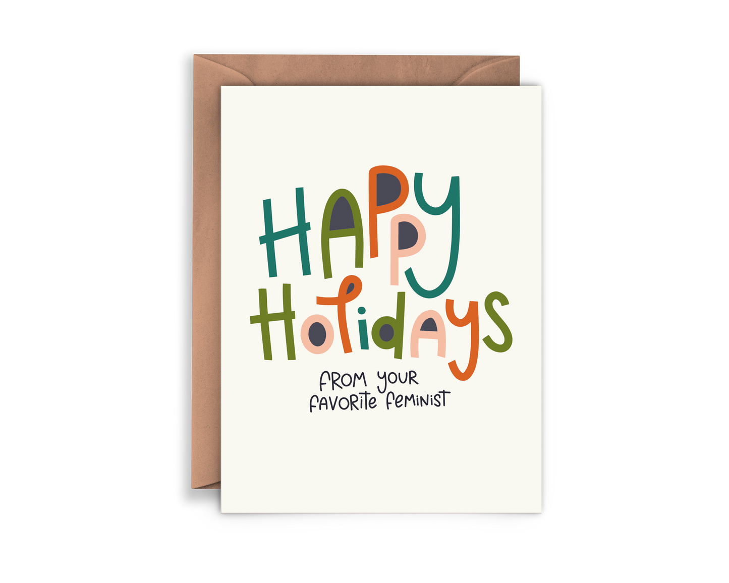 Twentysome Design - Happy Holidays from your Favorite Feminist Christmas Card