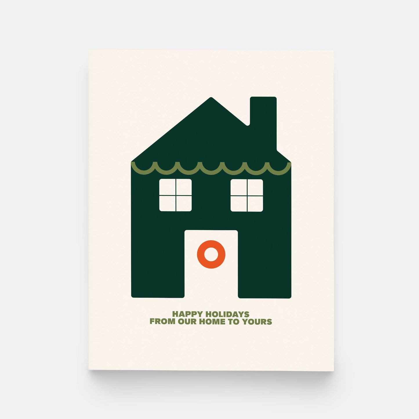 paper and stuff - Holiday Home Greeting Card