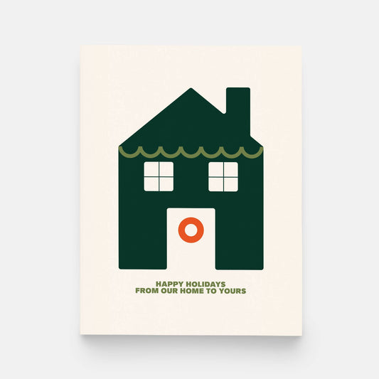 paper and stuff - Holiday Home Greeting Card