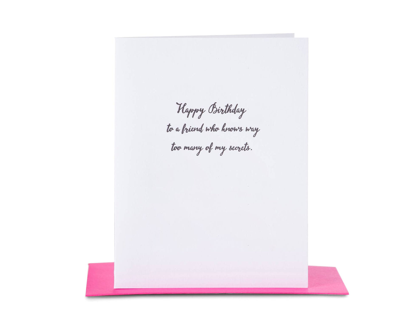 Paper Epiphanies - Too Many Secrets Birthday