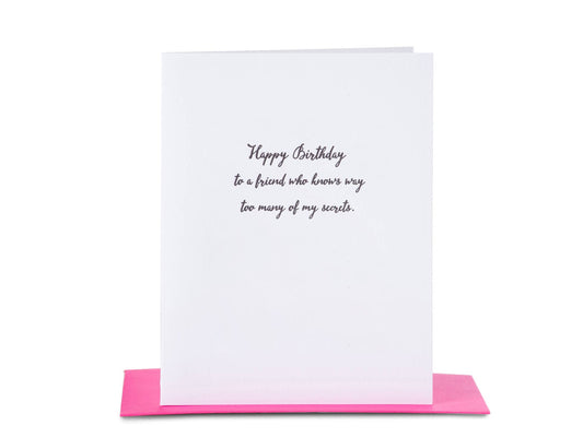 Paper Epiphanies - Too Many Secrets Birthday