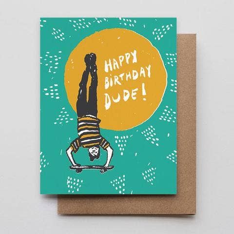 Hammerpress - Skater Dude Birthday Cards