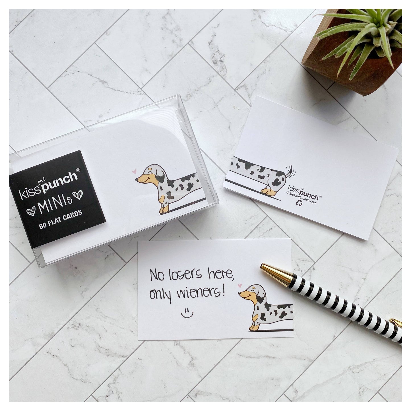 Wiener Dog - Mini Notecard Set of 60