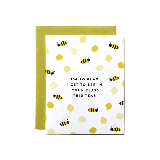 Joy Paper Co. - Back to School, Glad to Bee in Your Class This Year Card